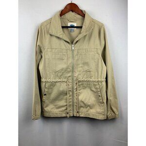 Women's GAP Beige Jaw String Coat Size M